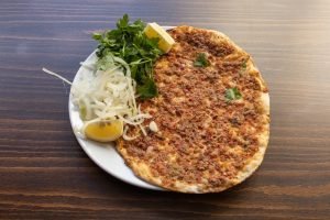 Que comen en Turquia - Lahmacun