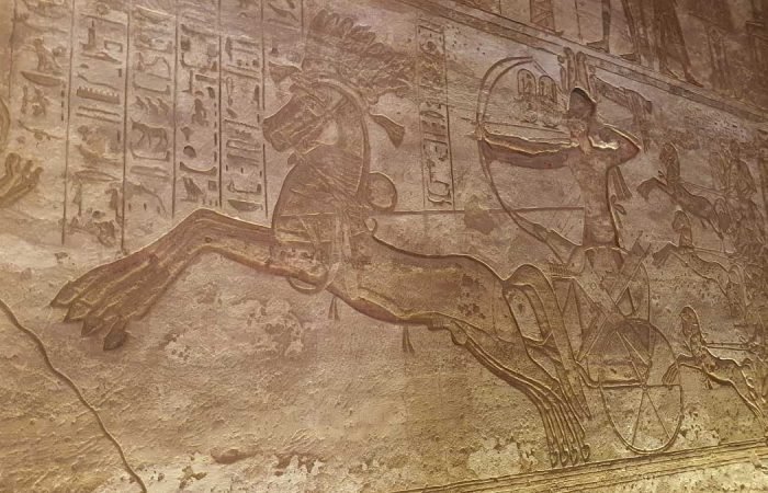 Ramsés en las batallas de Cades contra a los Hititas