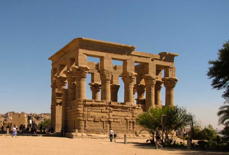 Tamplo de Filae - Templo de Isis en Aswan - Quiosco de Trajano